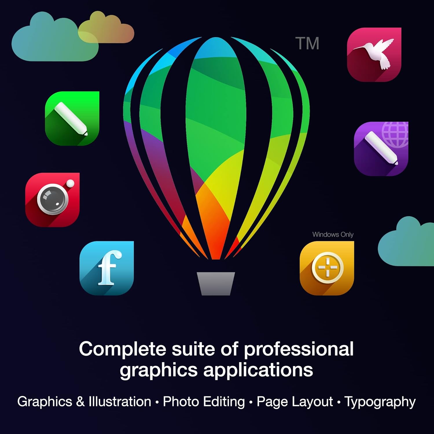 CorelDRAW Graphics Suite | 1 Year Subscription | Graphic Design Software for Professionals | Vector Illustration, Layout, and Image Editing [PC Disc/Mac Key Card]