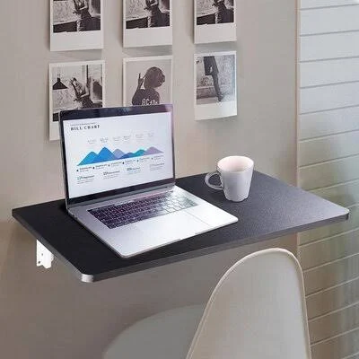 Dylan-Mackie Floating Desk Latitude Run Color: Black
