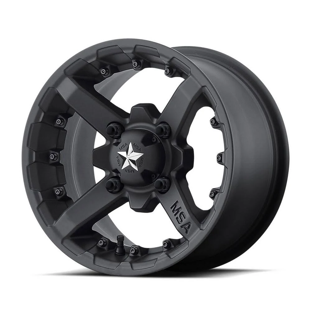 MSA Wheels M23 Battle - 14x10 - 4x156 - Matte Black - M23-04056