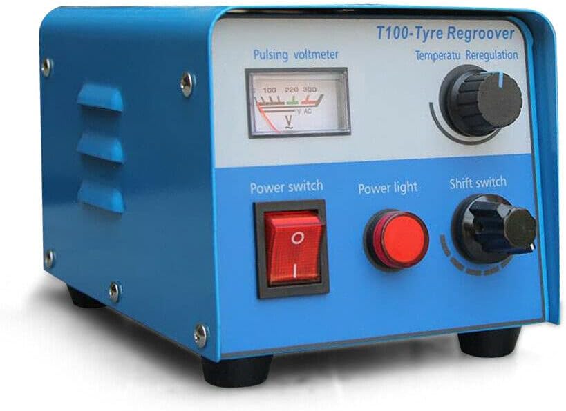 TFCFL 400W Tire Grooving Tool,Tire Groover Machine Cutter with 2-10mm Blade Heating System