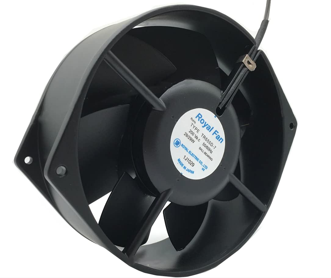 TR655D-7 Royal Fan AC200V 29W 17255 2-Wire Cooling Fan