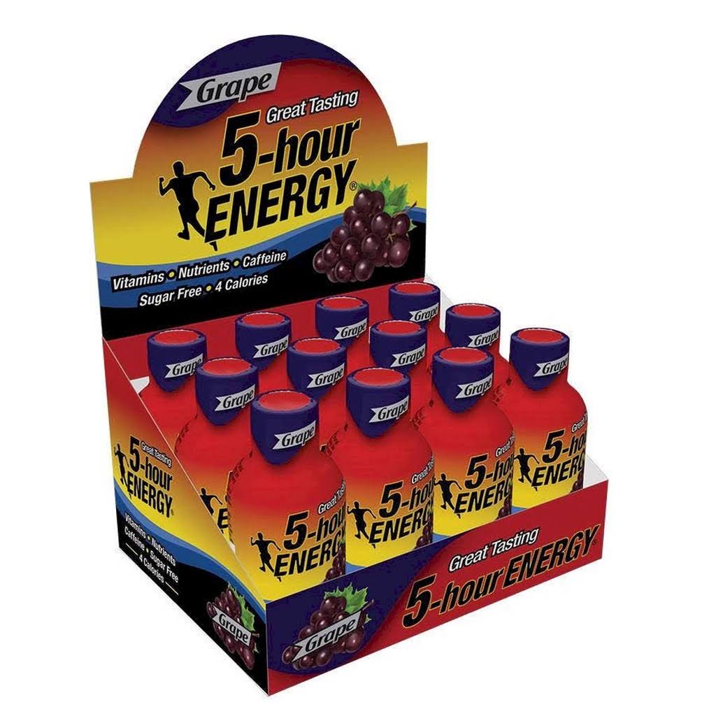 5-hour Energy Grape 12pks (18/12pks), 1.93 Fluid Ounce (18 Pack)