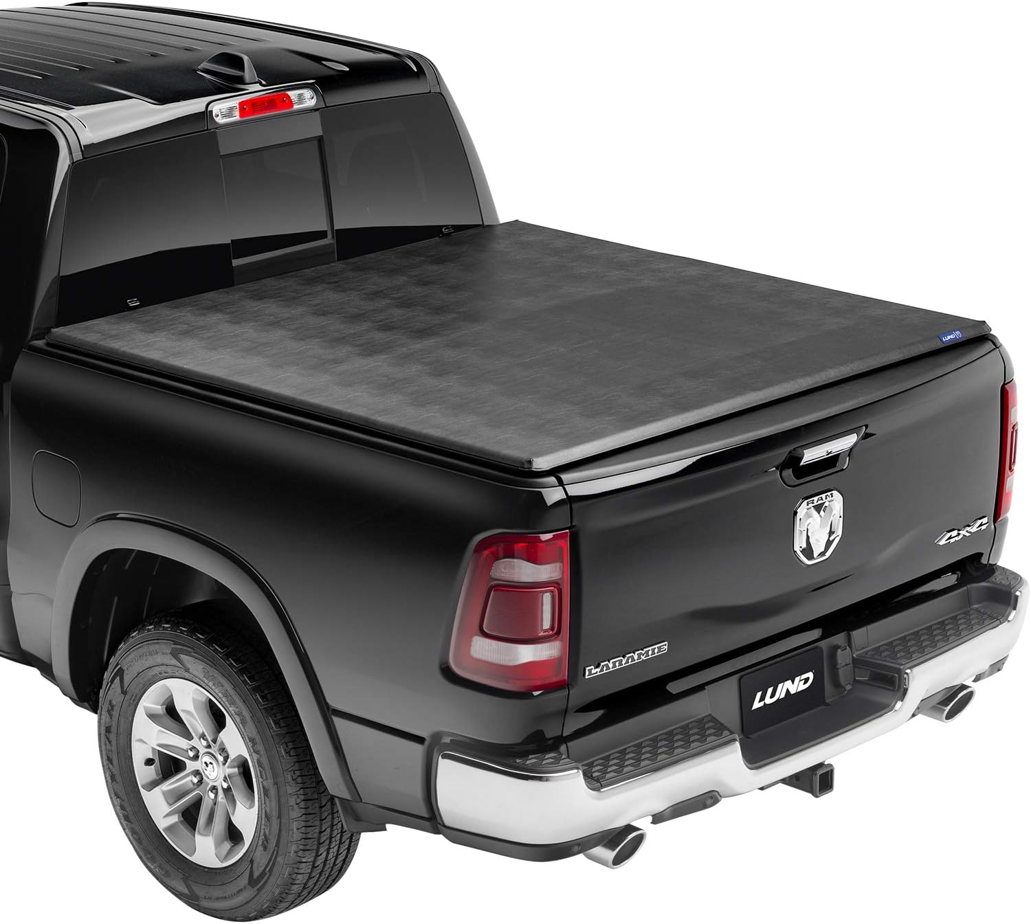 Lund Hard Tri-Fold Hard Folding Truck Bed Tonneau Cover | 969560 | Fits 2014 - 2021 Toyota Tundra w/track system 8' 2