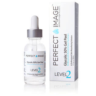 Perfect Image Glycolic Acid 50% Gel Peel - Enhanced with Retinol u0026 Green Tea Extract Skin