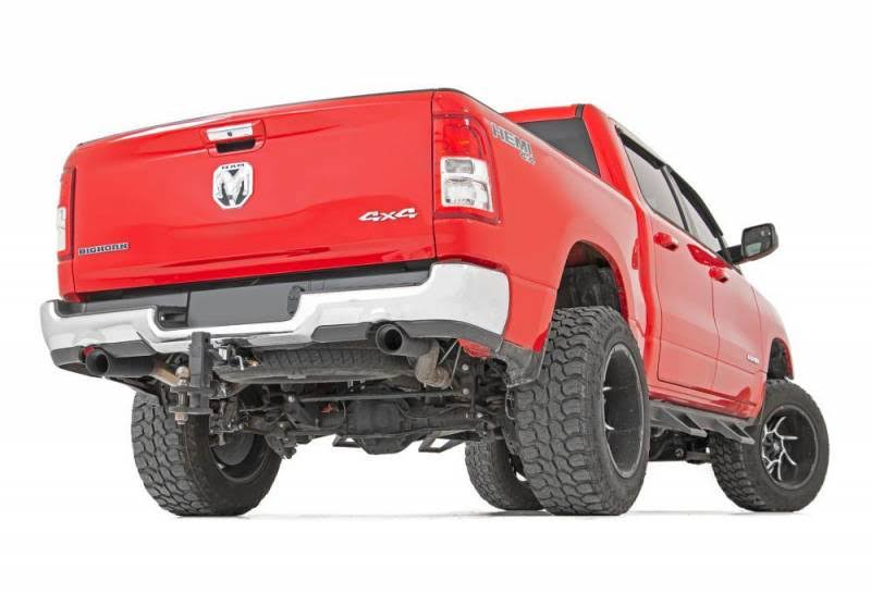 Dual Cat-Back Exhaust System w/ Black Tips (19-20 Ram 1500 V8 - 5.7L) Rough Country 96013