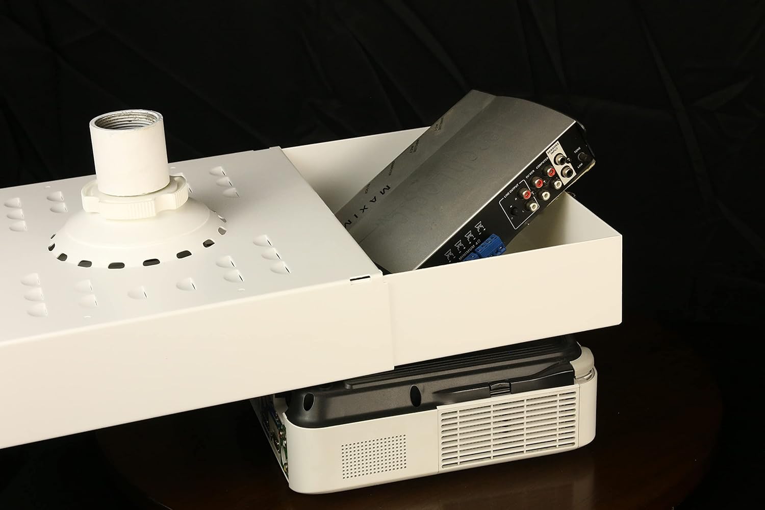 Anti-Theft Projector Mount with Case for Accessories LOC V