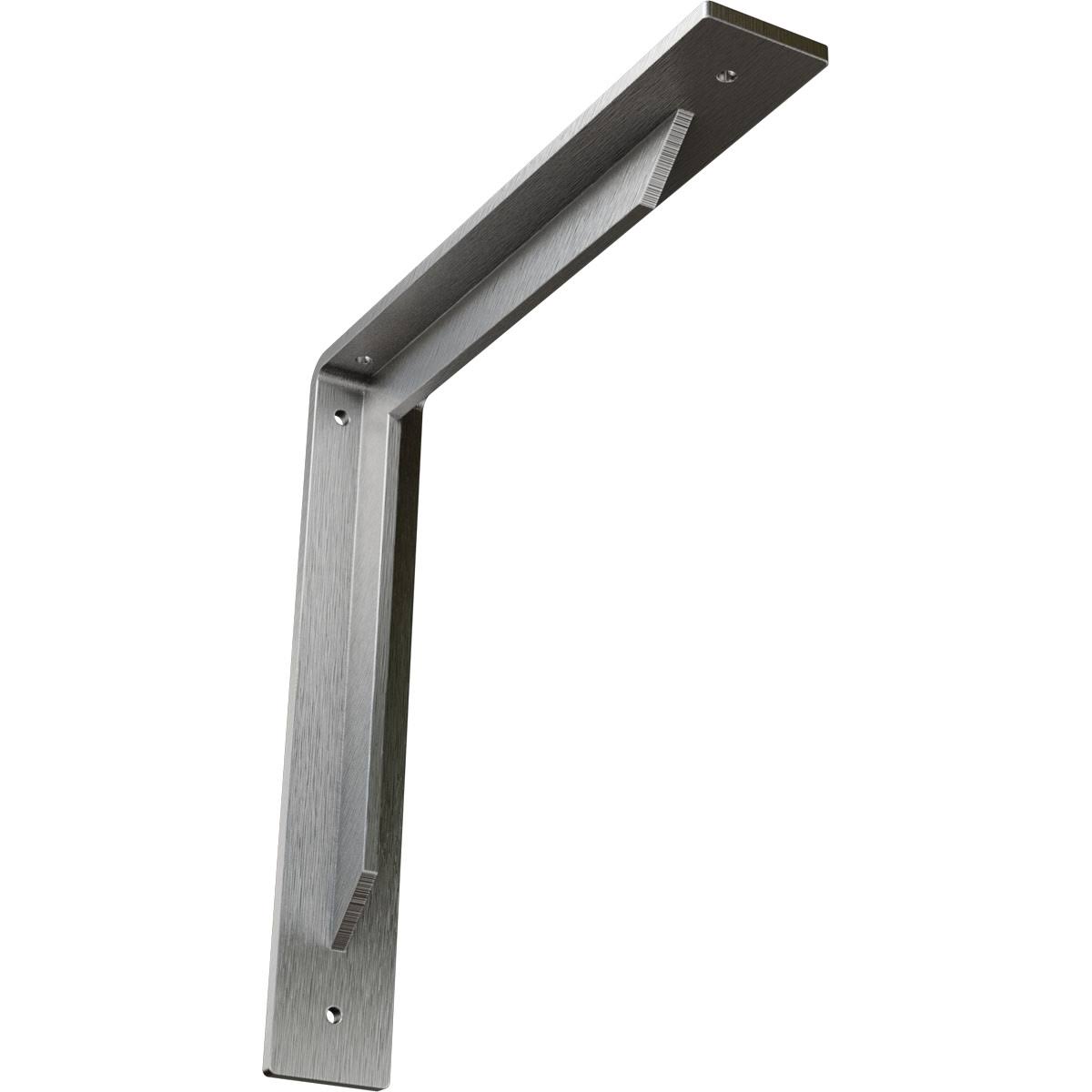 Ekena Millwork BKTM02X12X12STSS 2 in. W x 12 in. D x 12 in. H Stockport BRACKET, Stainless Steel