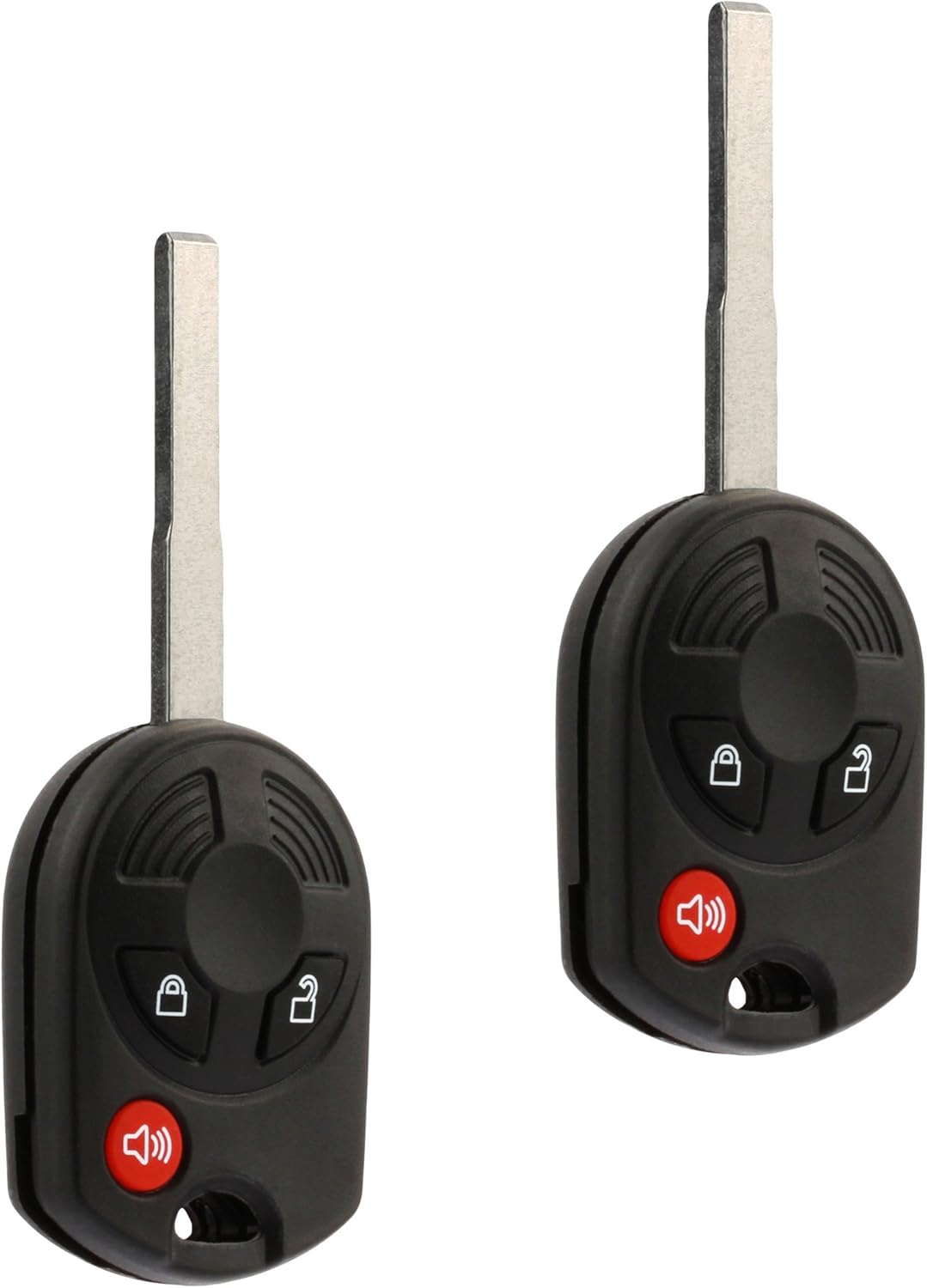 2 Key Fob Keyless Entry Remote fits Ford Transit Focus Fiesta F150 F250 F350 Escape C-Max 2011-2016 High Security Pack of 2