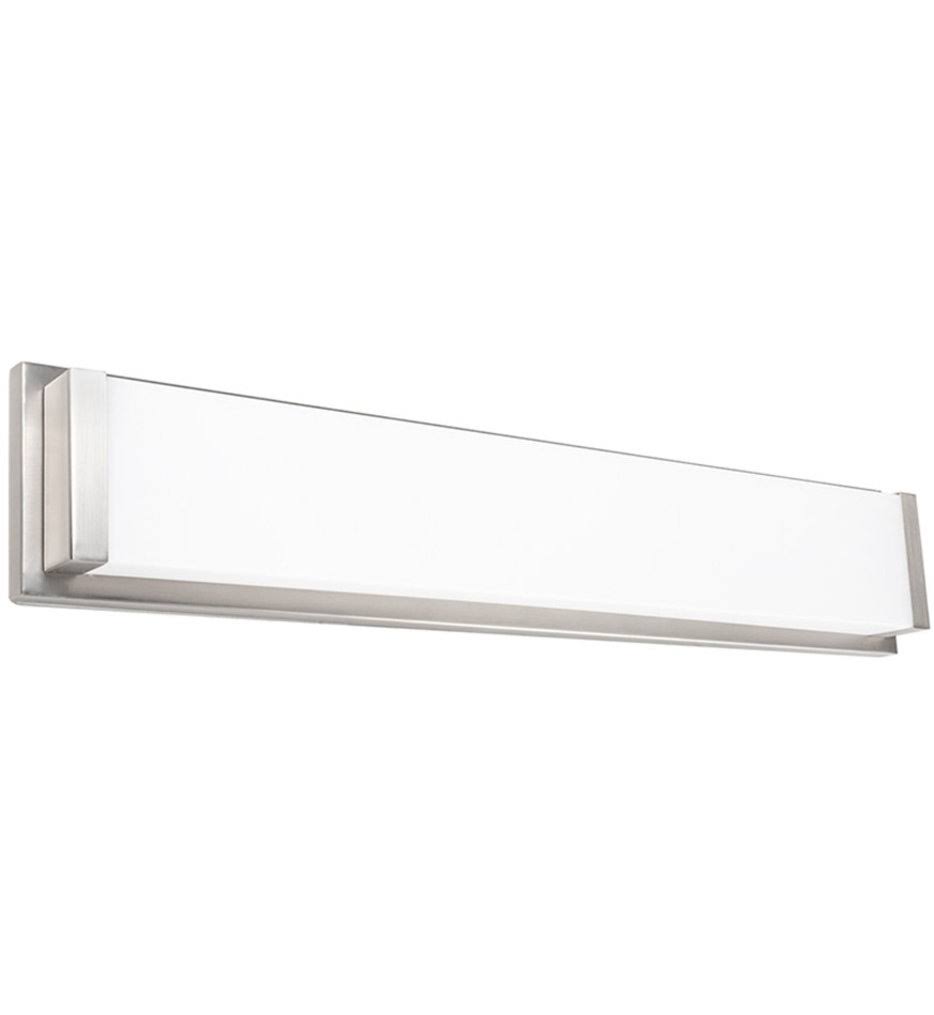WAC Lighting WS-180127-35-BN Metro Energy Star LED Bathroom Vanity u0026 Wall Light, 27 Inches, Brushed Nickel