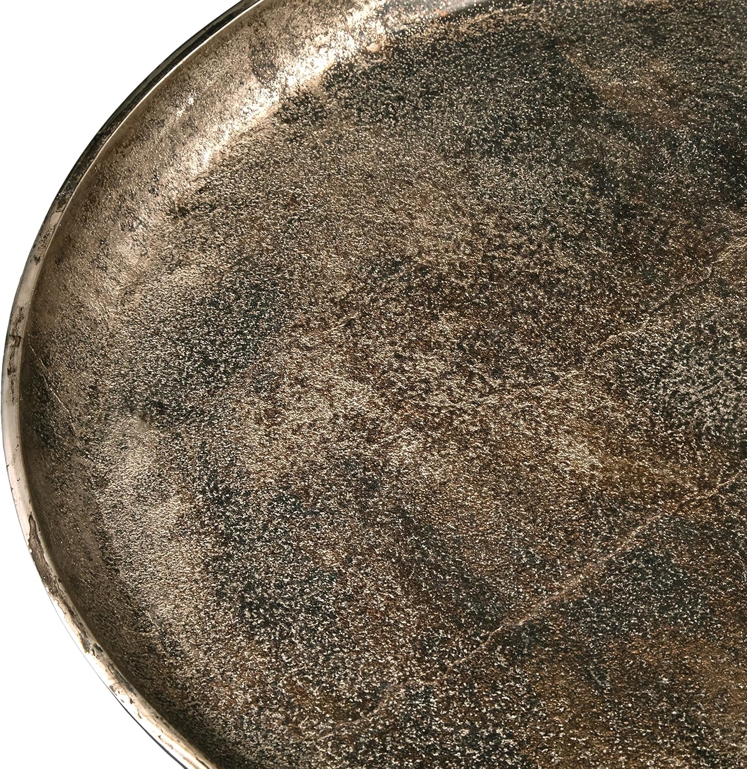 Pulaski Martin Antique Nickel Accent Pedestal Side Table, 18