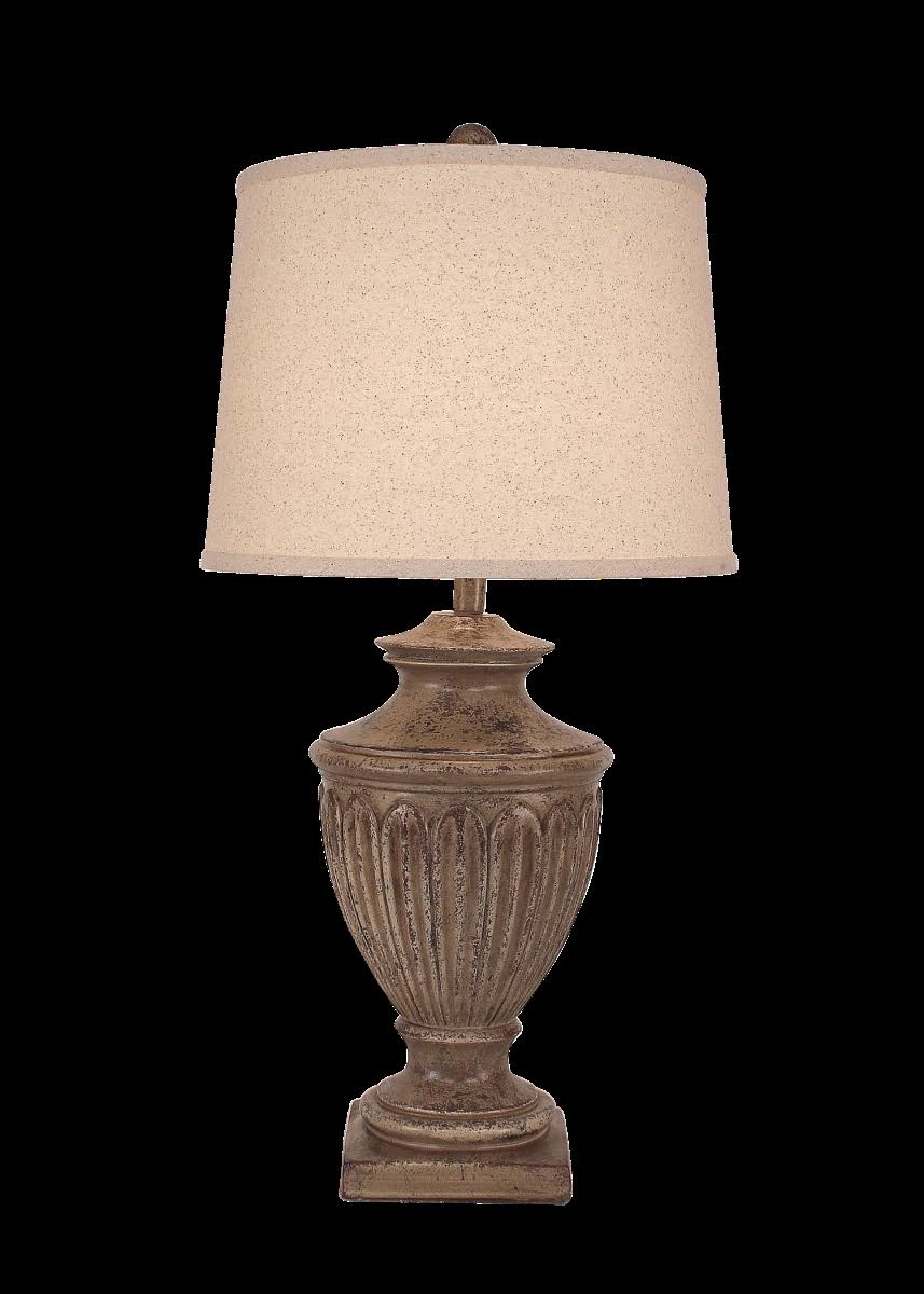 Coast Lamp Manufacturing 17 C15B Tarnished Cottage Urn Table Lamp