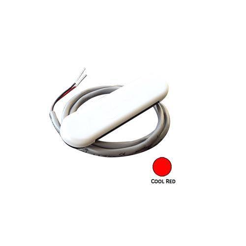 Shadow-Caster Courtesy Light w-2& Lead Wire - White ABS Cover - Cool Red - 4-Pack