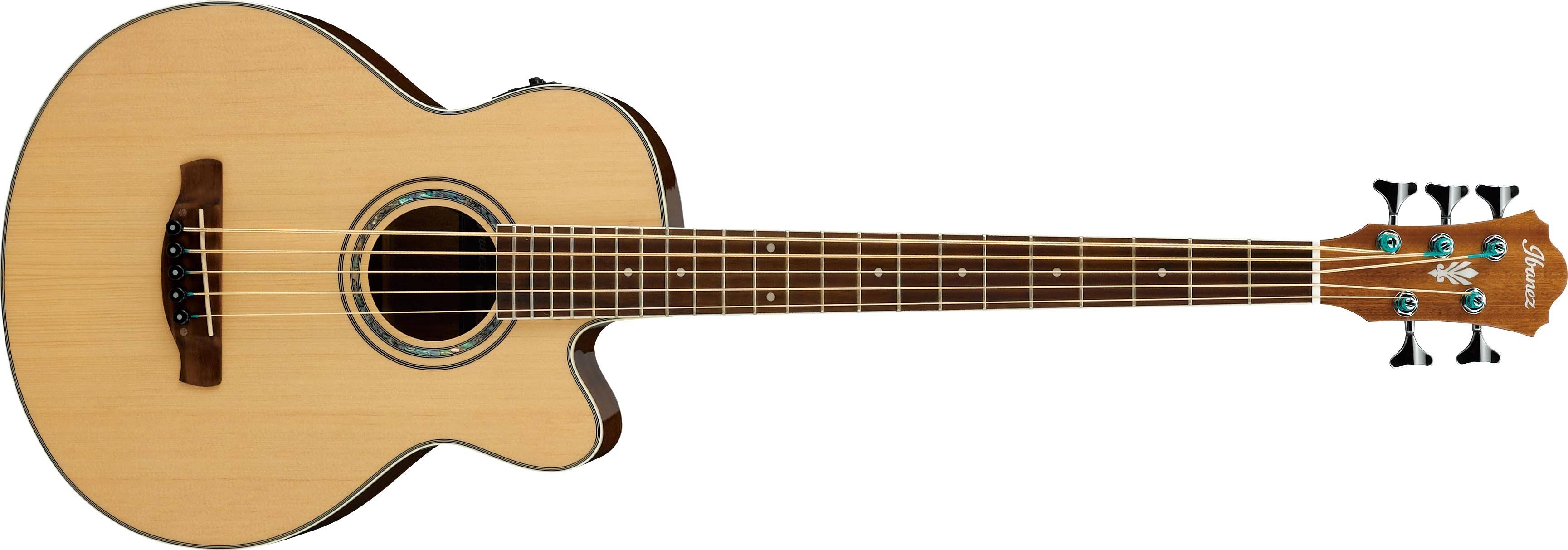 Ibanez AEB105E Acoustic-Electric Bass, 5-String, Natural High-Gloss