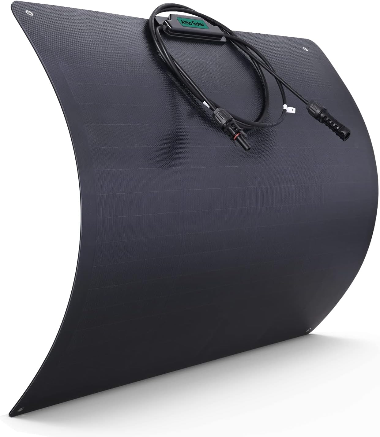 Flexible Solar Panels 100 Watt 12 Volt Monocrystalline Bendable Off Grid 100W 12V Mono Solar Panel Charger -Ultra Thin & Lightweight, Perfect for RV Marine Boat Trailer Car Van Uneven Surfaces