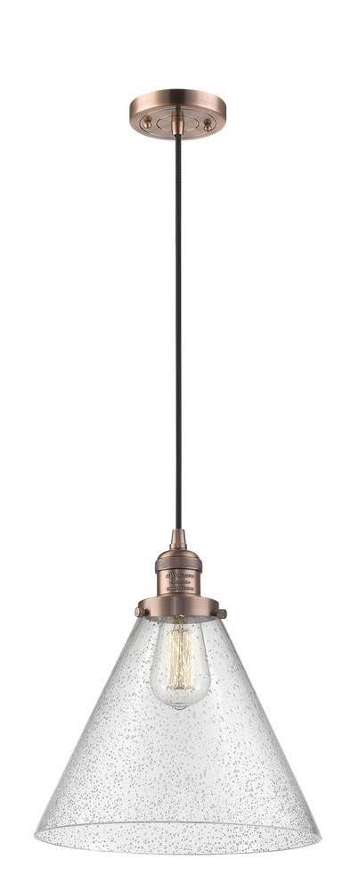 Innovations Lighting-201C-AC-G44-L-X-Large Cone - One Light Cord Mini