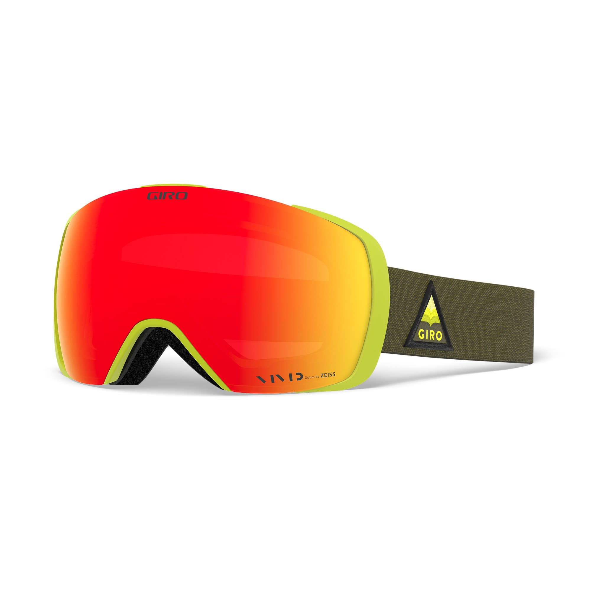 Giro Contact Snow Goggles Citron Arrow Mtn - Vivid Ember