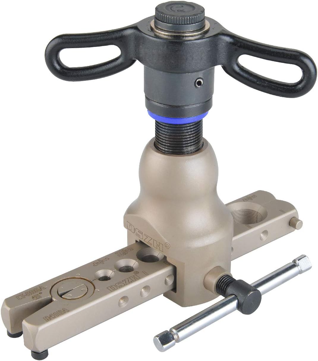 Flaring Tools Update Eccenteic 45-Degree Cone Ratchet Tubing Flaring Tool HVAC Refrigeration Tools for Copper Pipe Flaring O.D.5/16，1/4,3/8,1/2,5/8,3/4 Inch By VSOON