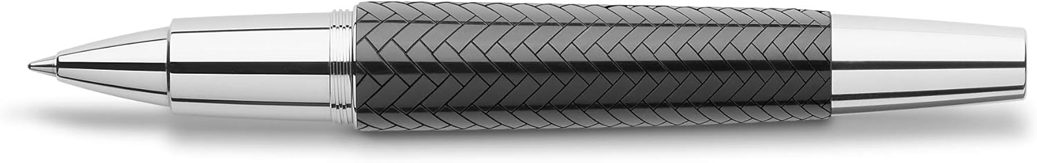 Faber-Castell e-motion Rollerball Pen - Parquet Black