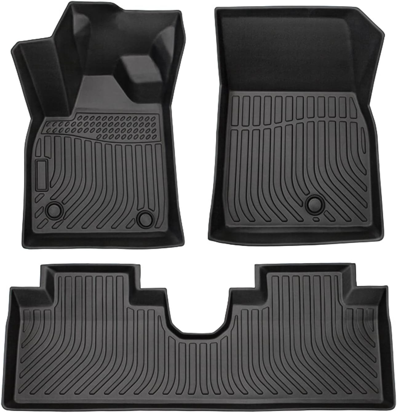 Cartist Custom Fit Floor Mats for 2021 2022 Ford Mustang Mach-E 1st & 2nd Row All Weather Floor Liner Carpet Protection TPE Odorless