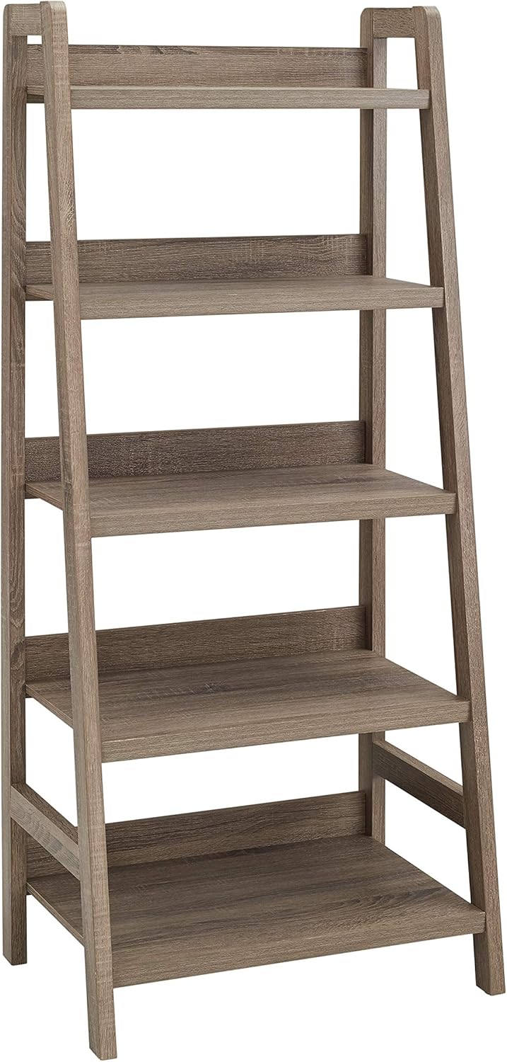 Linon Tracey Ladder Bookcase, 25