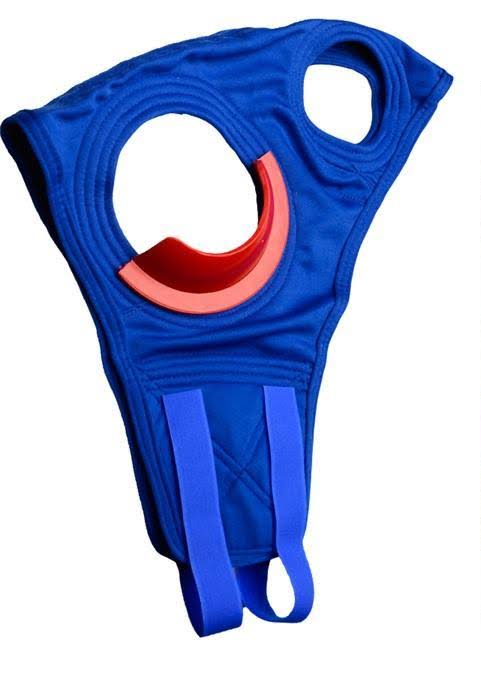 Jacks 2117-PU-WH Double Knit Blinker Hood with Vinyl French Cups Purple u0026 White