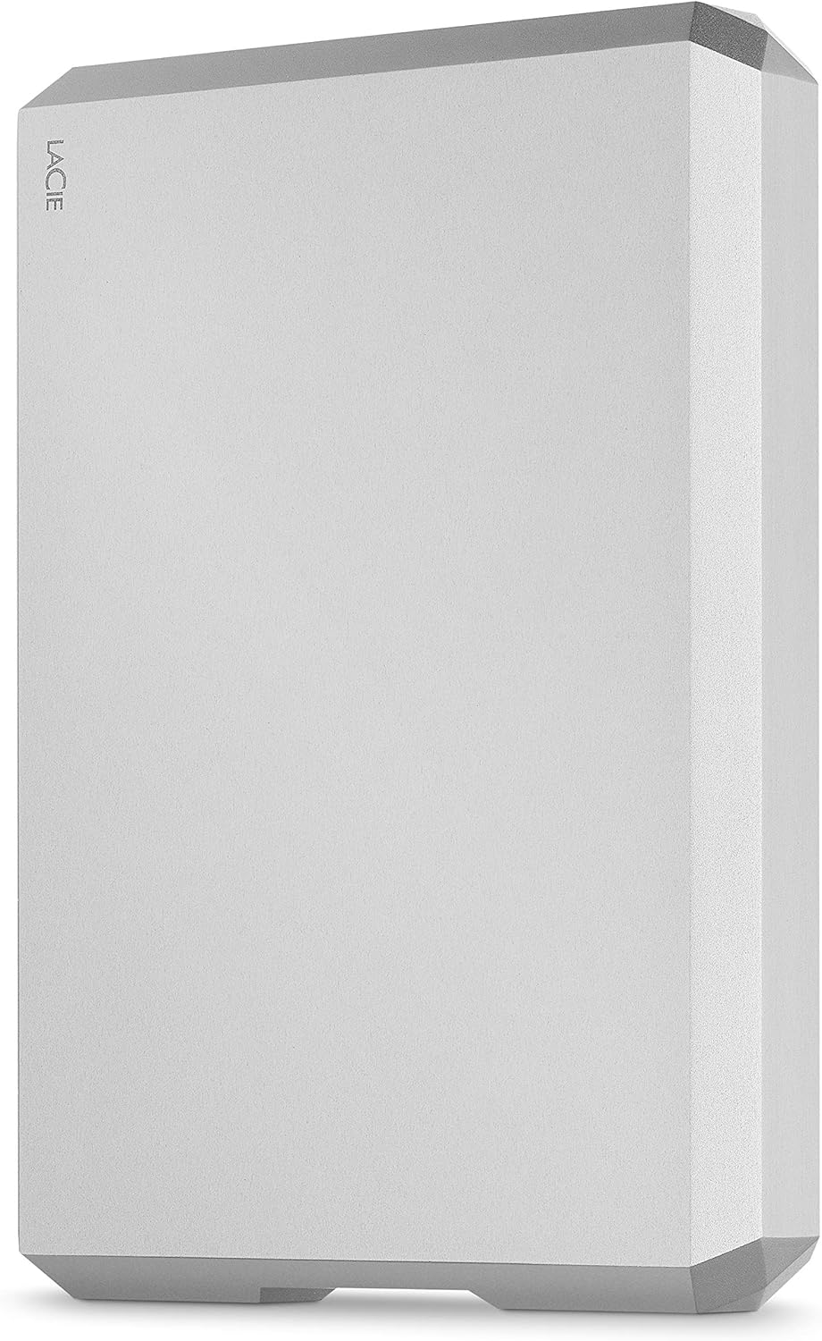 LaCie Mobile Drive 4TB External Hard Drive Portable HDD &ndash; Moon Silver USB-C USB 3.0, for Mac and PC Desktop, 1 Month Adobe CC (STHG4000400)