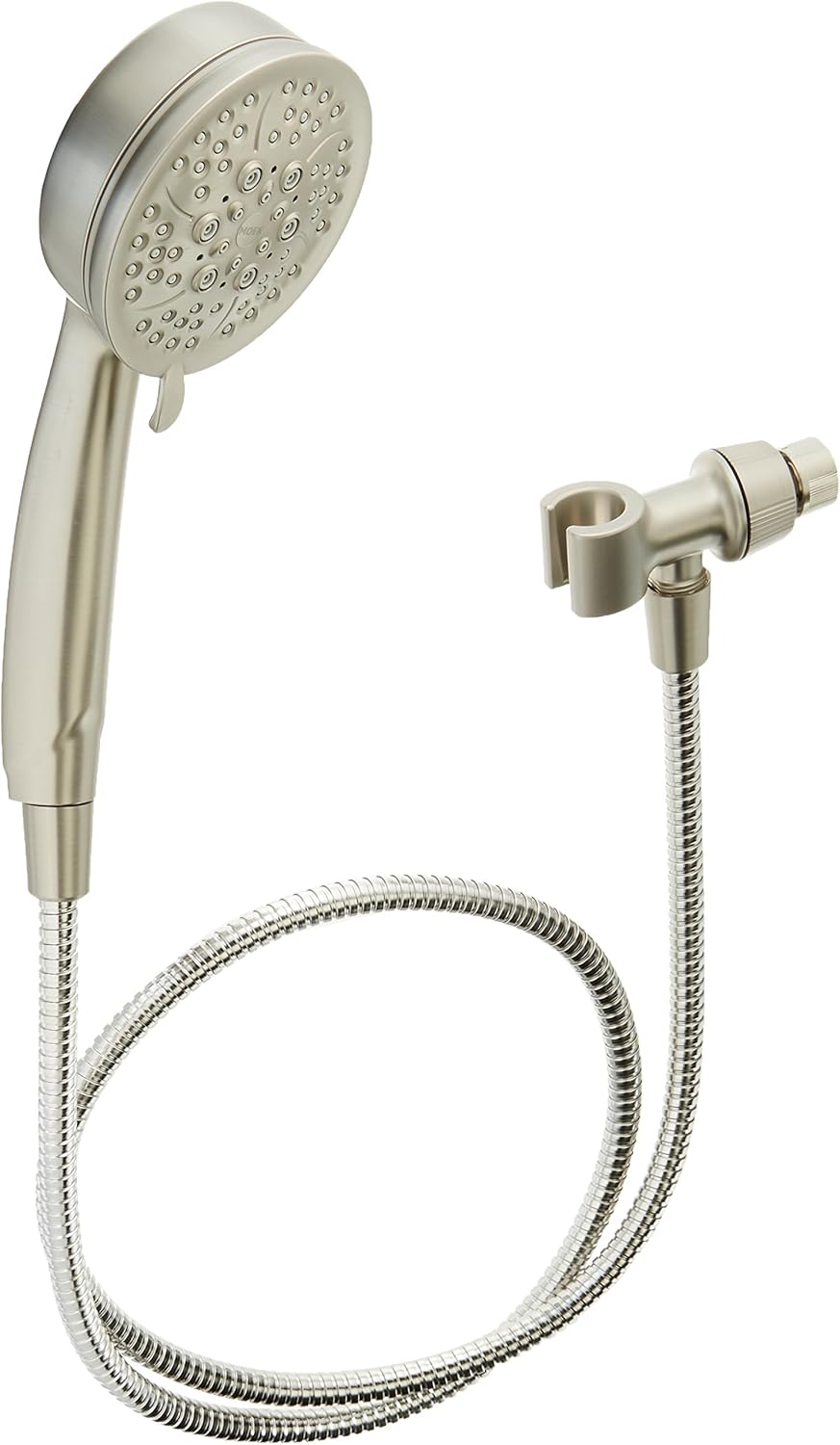 Moen 26015SRN Caldwell Hand Held Shower Head Set Multi Function 2.5 GPM Spray with Hose, Brushed Nickel Pack of 2