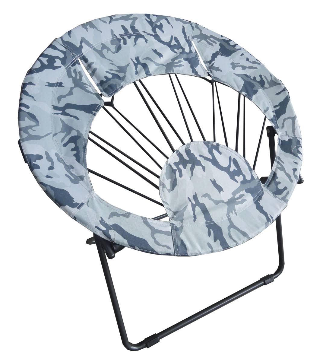 Impact Canopy Bungee Chair Folding Round Steel Frame, Camo