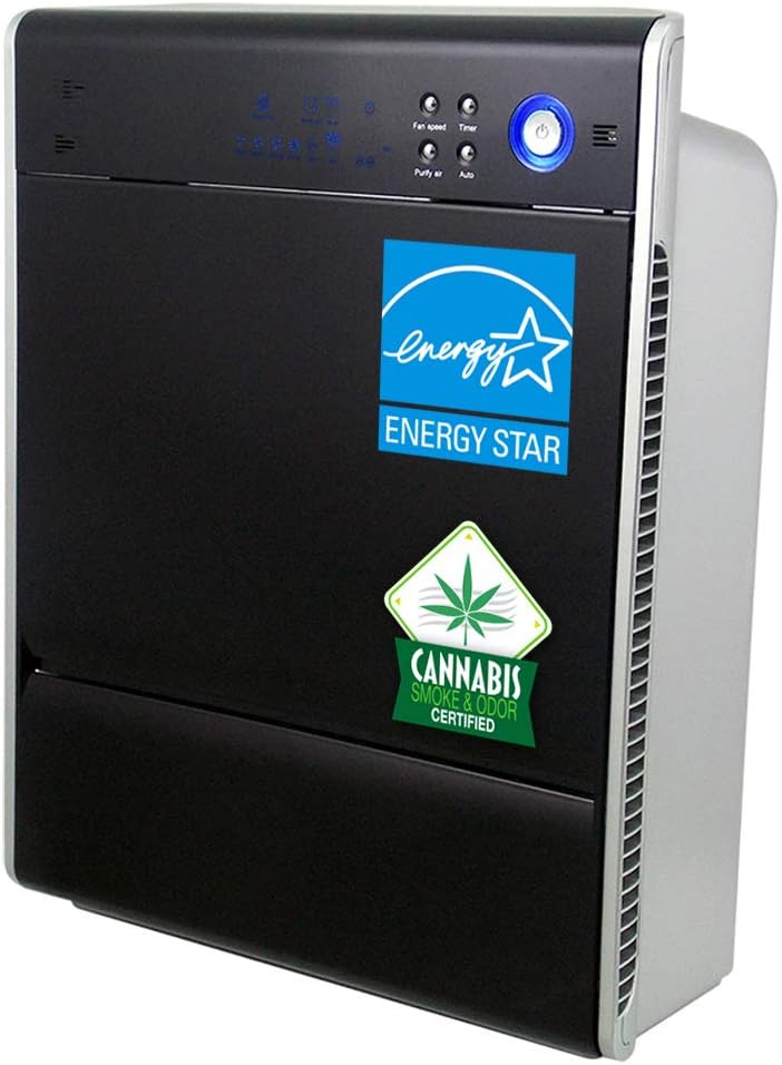 Asept-Air LIFE CELL 1550UV 5-Stage Air Purifier with Washable Prefilter, 2-stage combination 99.97% TRUE HEPA and carbon mesh filter, and UVC lights for open spaces of up to 1,500ft2.