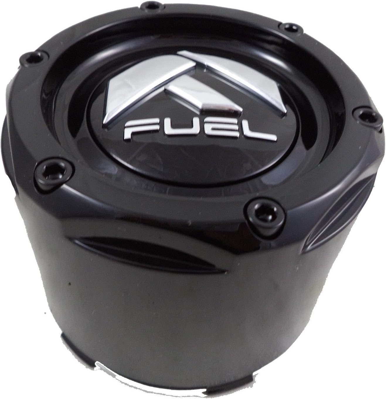 Fuel Gloss Black Custom Wheel Center Caps Set of Two (2) 1003-50B