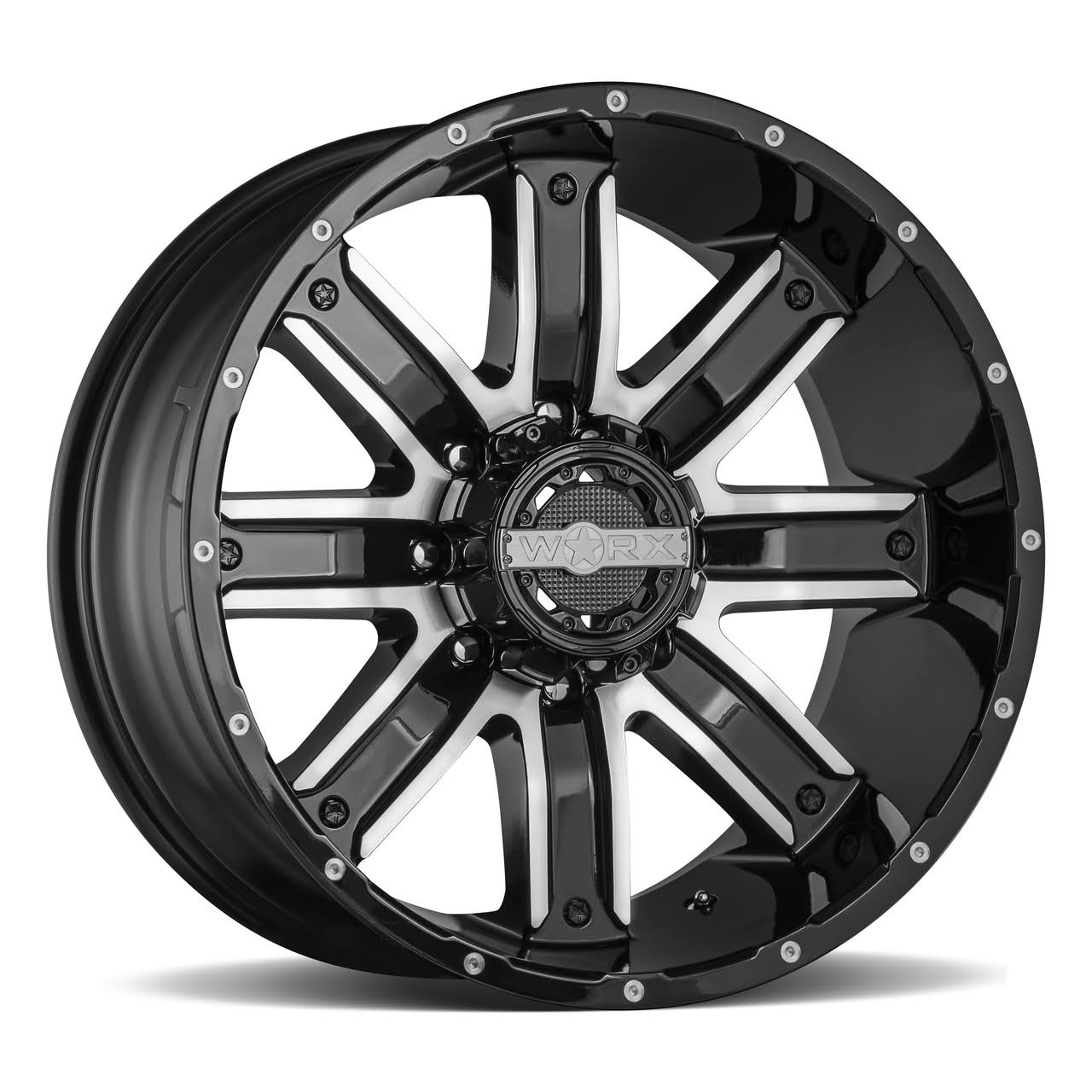 Worx 813U Destroyer Machined Black 20x9 8x180 18mm (813-2998U+18)