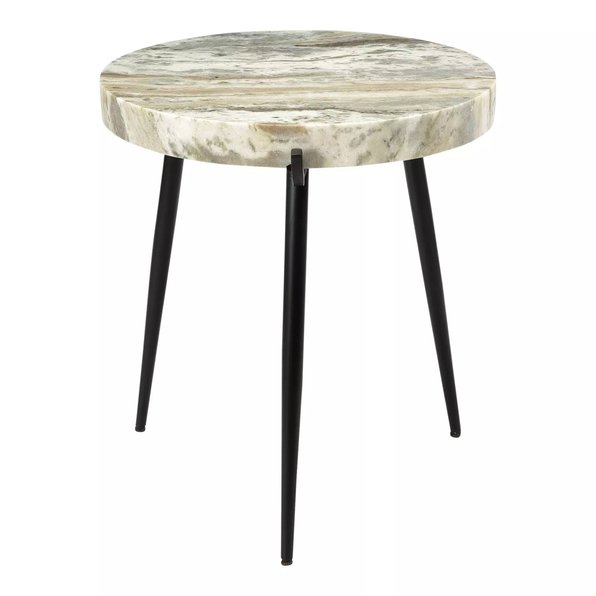 Moe's Home Collection Brinley Marble Accent Table Brown