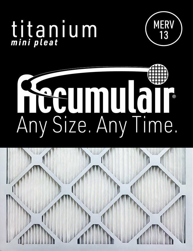 Accumulair Titanium 20x36x1 Allergen Reduction Air Filters (4 Pack)