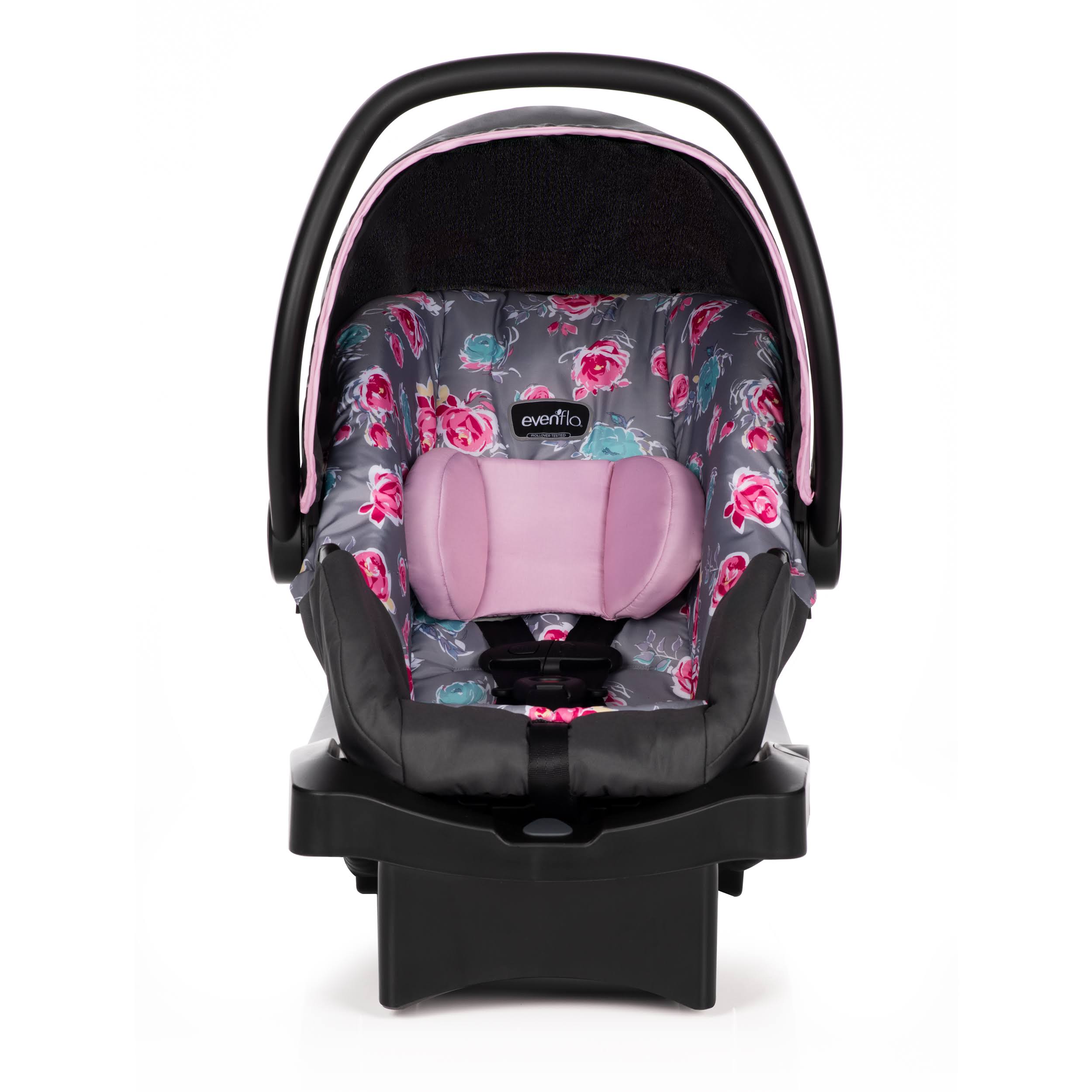 Evenflo Rosely Pink LiteMax Sport Rear Facing Infant Car Seat - Each