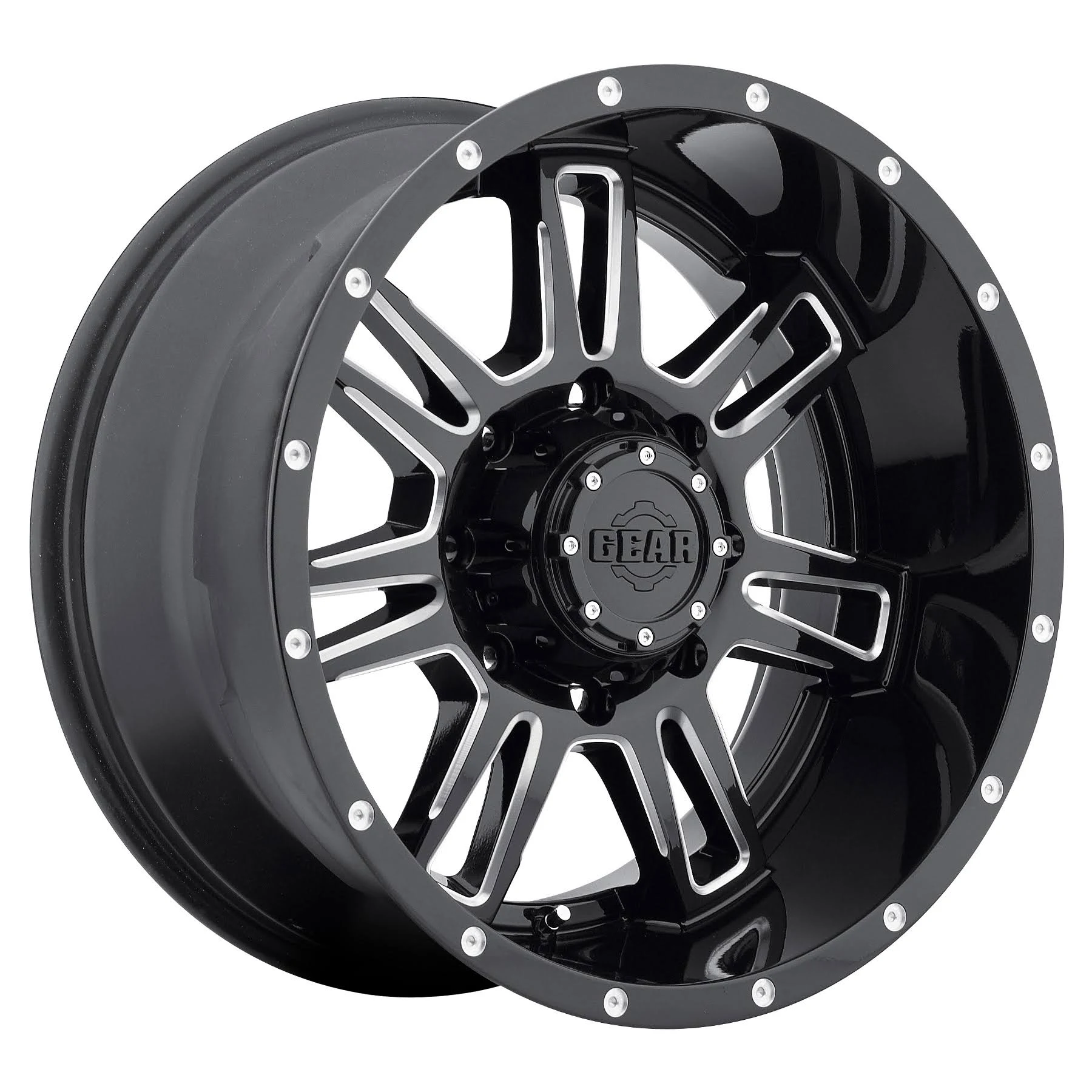 Gear Alloy 737BM Challenger 20x9 (6X135/6X5.50) Black