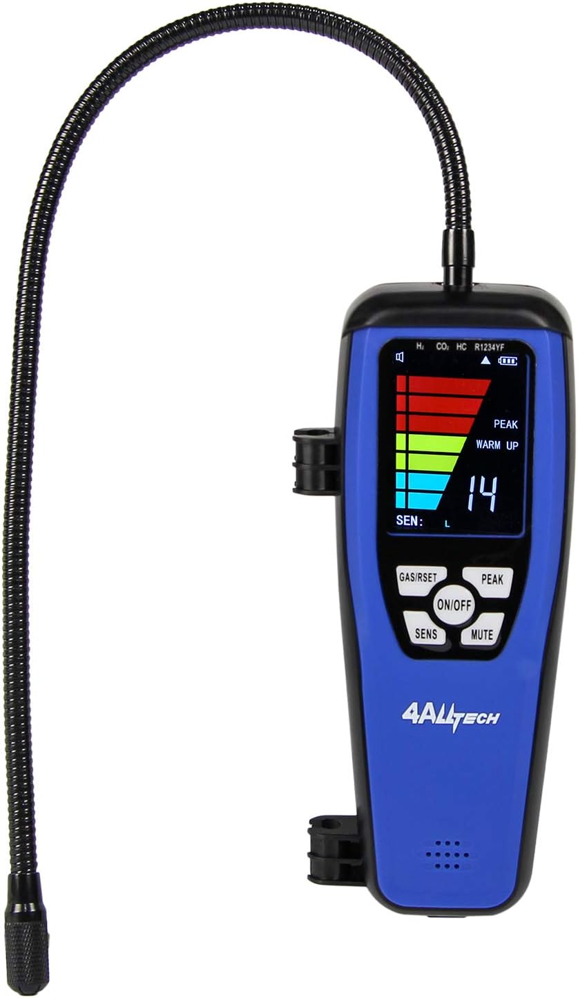 4ALLTECH ILD-200 Advanced Refrigerant Freon Leak Detector with Portable Case High Sensitivity HVAC Halogen Leakage Tester Checker