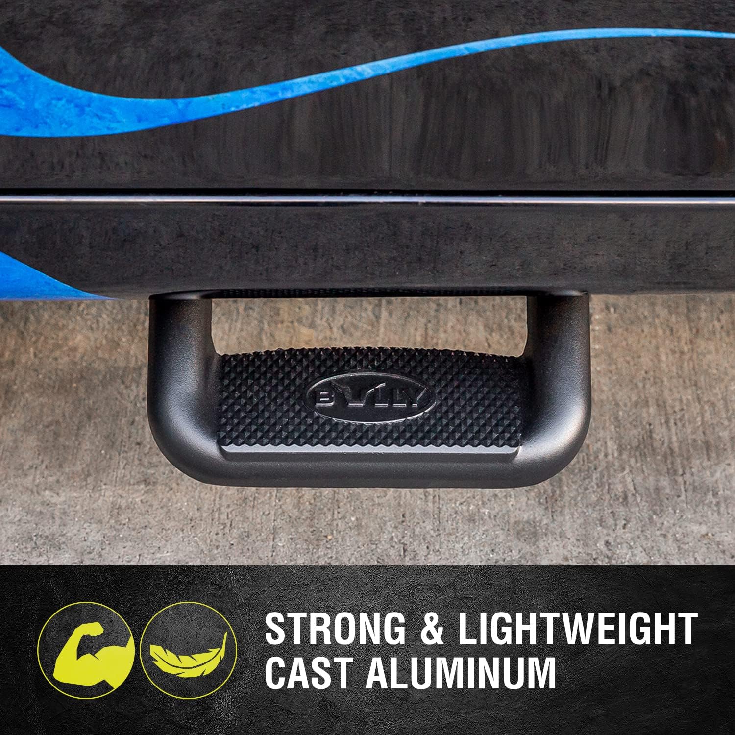 Bully BBS-1103-2 Black Aluminium Side Step, 1 Pack