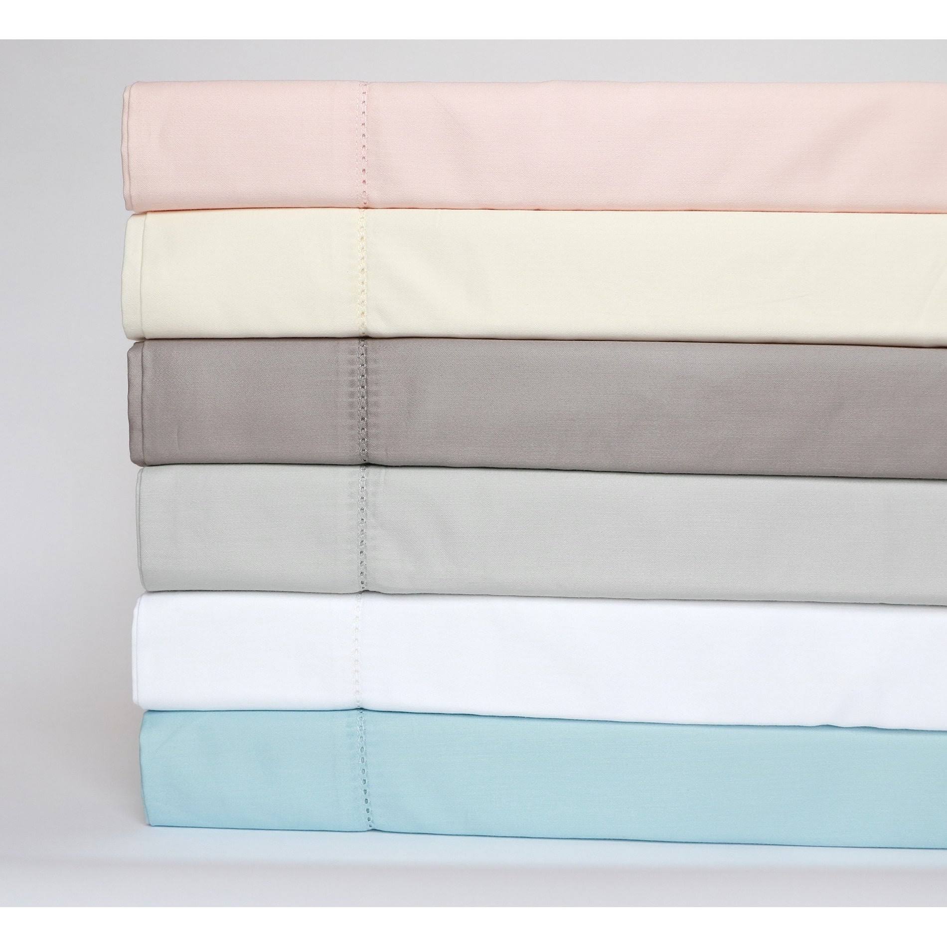 Christopher Knight Collection Queen 1000 Thread Count Hemstitch Sheet Set - White at Nordstrom Rack