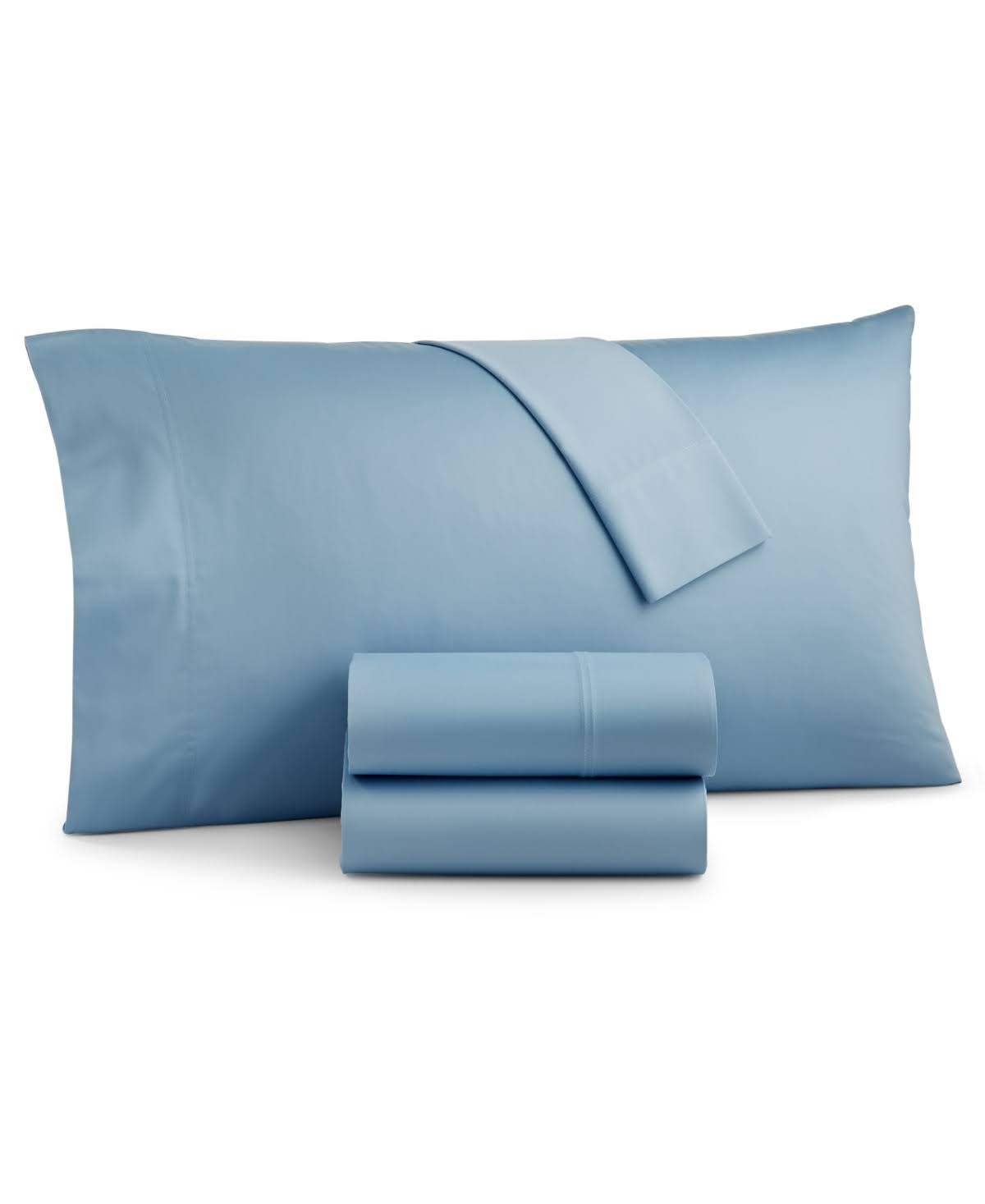 Charter Club Sleep Soft Viscose from Bamboo Blend 300 Thread Count 3 pc. Sheet Set, Twin, Created for Macy&s - Sky Blue