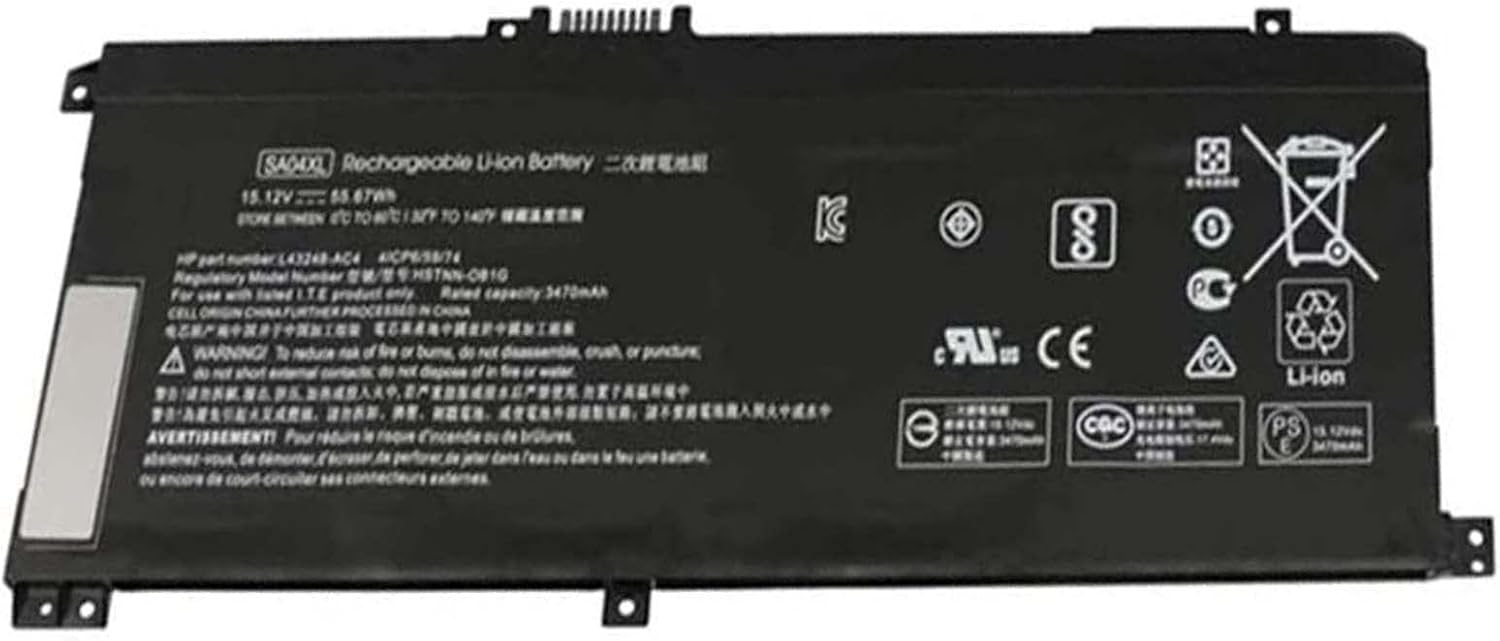Etechpower Battery SA04XL Replace for HP Envy X360 15-DR Series 15-DR0000 15-dr0010TX 15-DR0090CA 15-DR1015TX 15-DR0007TX 15-DR0000TU 15-DR0004TX 15-DR0002NX 15-dr0006ng SA04055XL Pack of 2