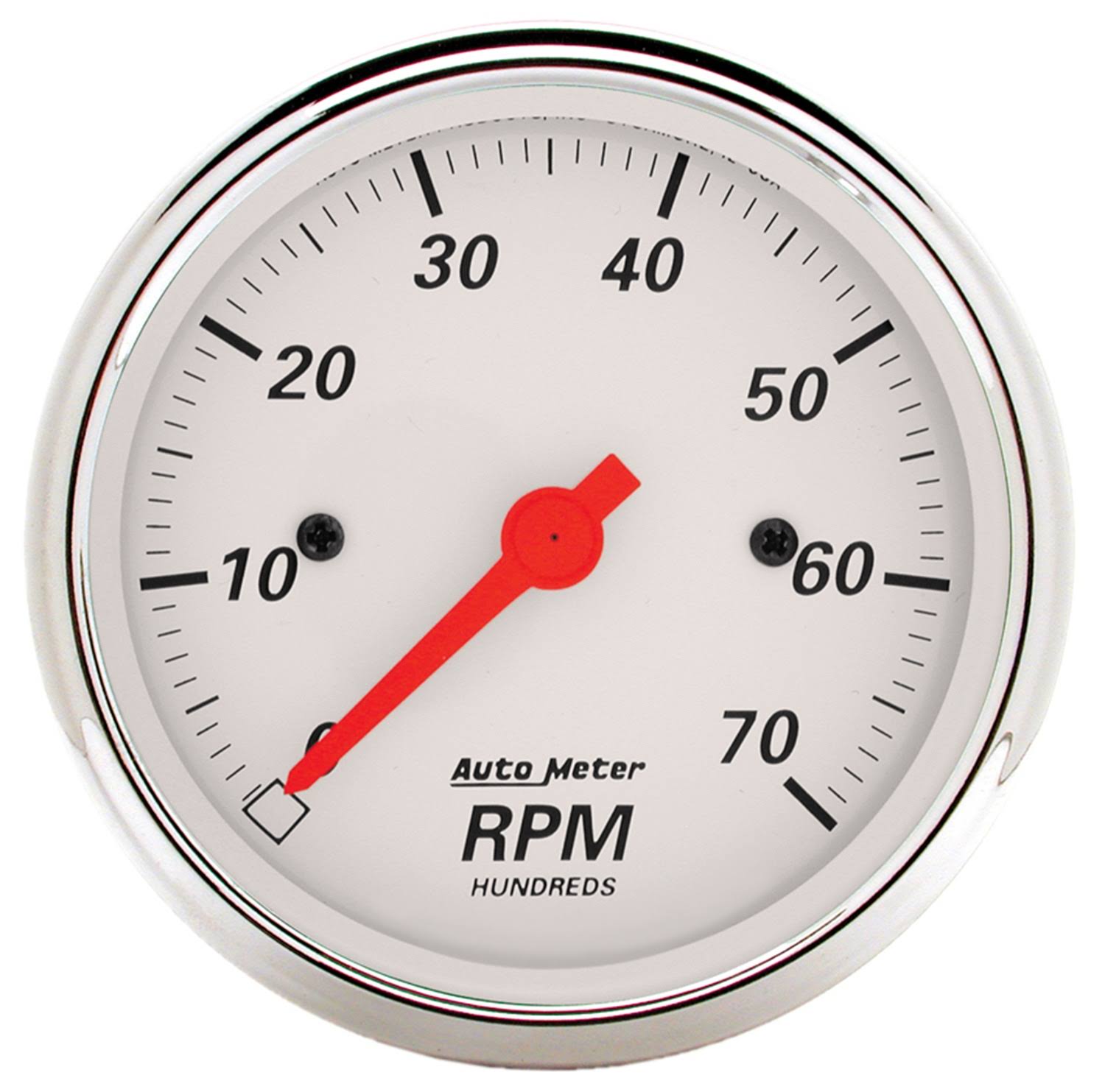 Auto Meter 1398 Arctic White Electric Tachometer