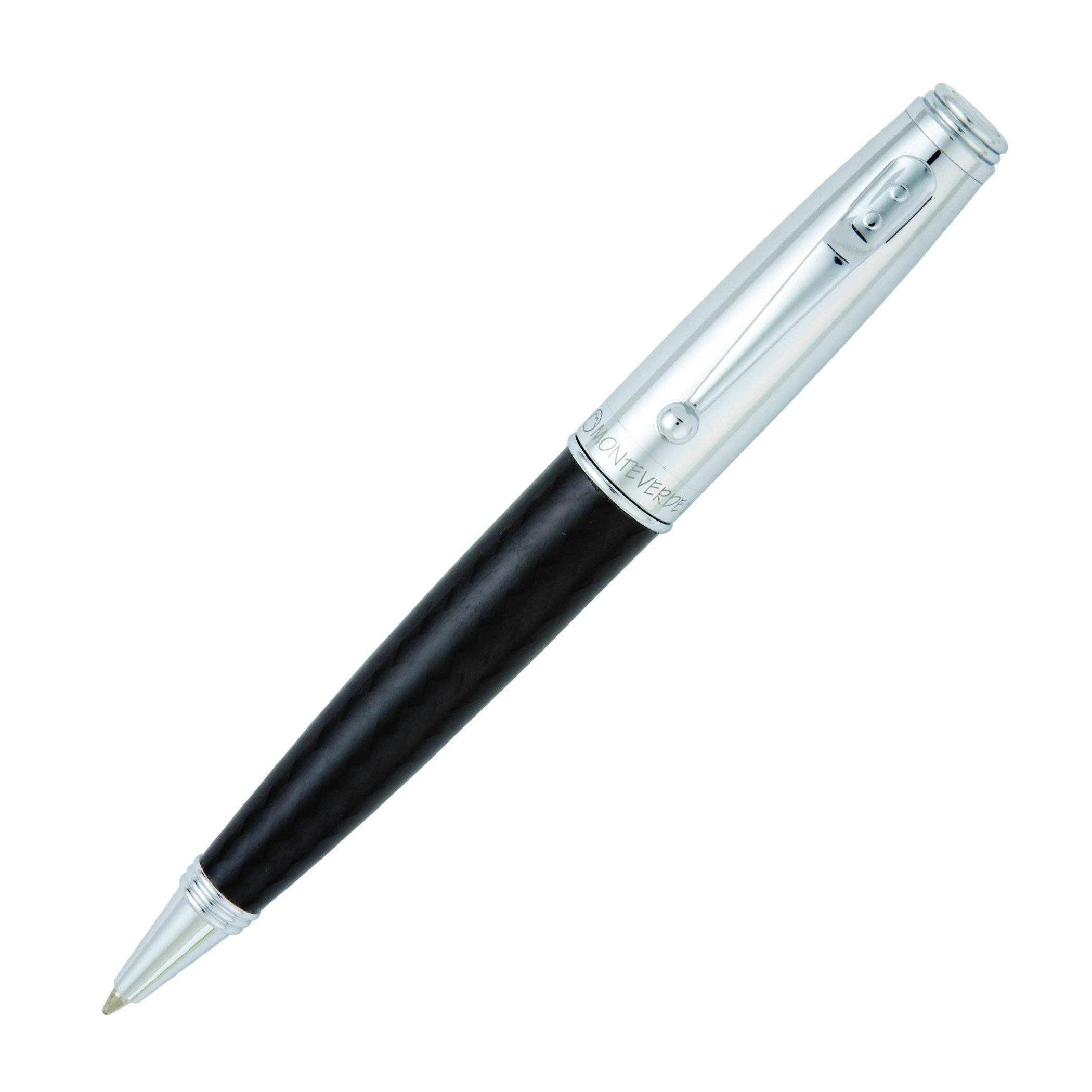 Monteverde Invincia Ballpoint Pen - Chrome/ Black