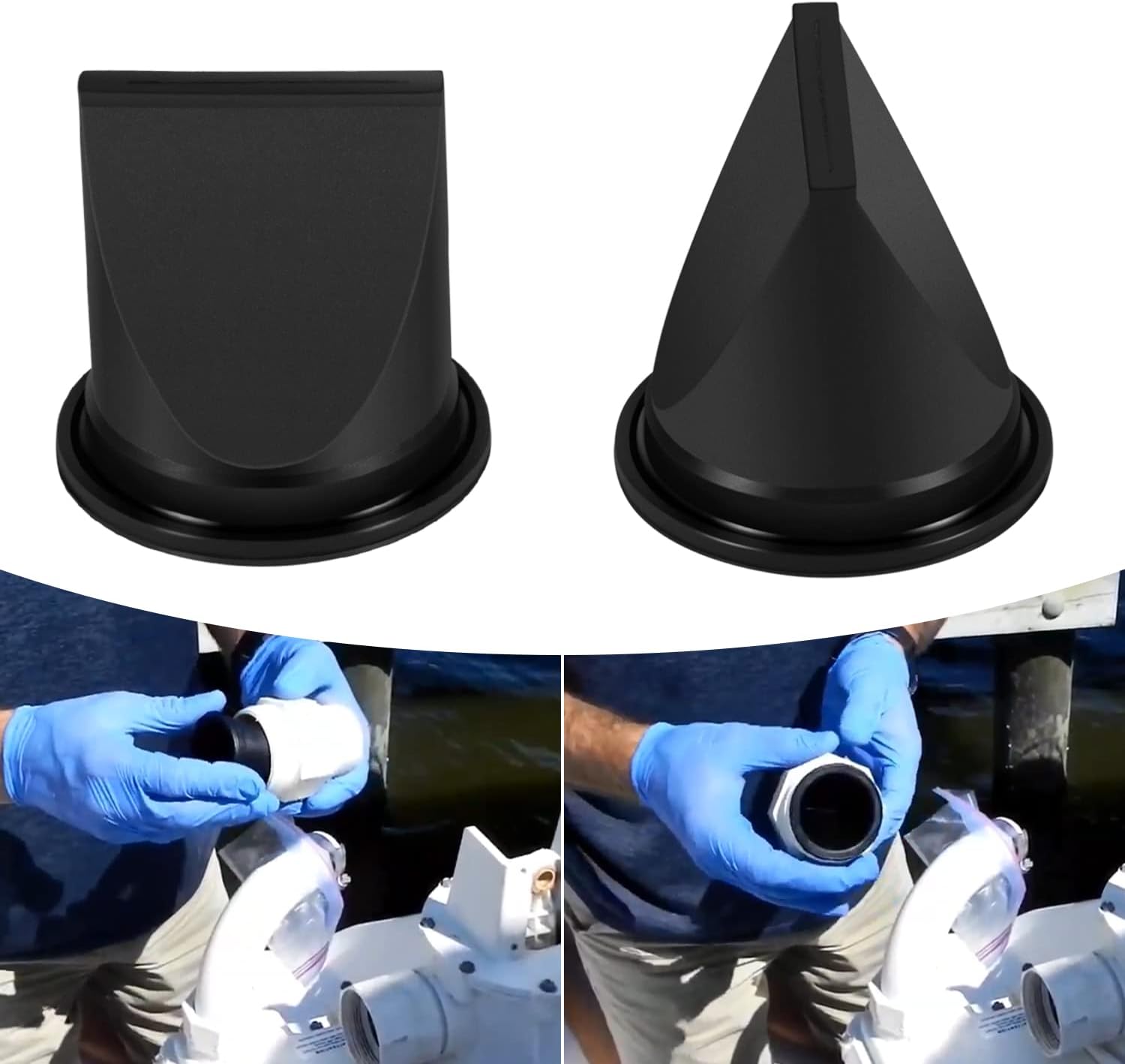 Upgraded 385310076 Duckbill Valve Kit Fit For Sealand Vacuum Generators S/T Series Pumps S115A, S12, 52A, S32, T12, T24, and T32 1-1/2 -Pair, Replace for Dometic 385310076, 2pcs