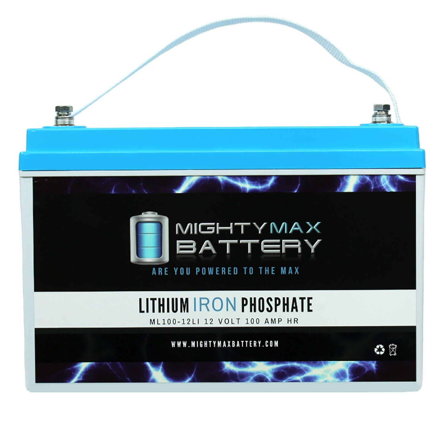 Mighty Max Battery Mighty Max 12V 100Ah Lithium Battery replaces Masterly Solar Generator MSL04-10A