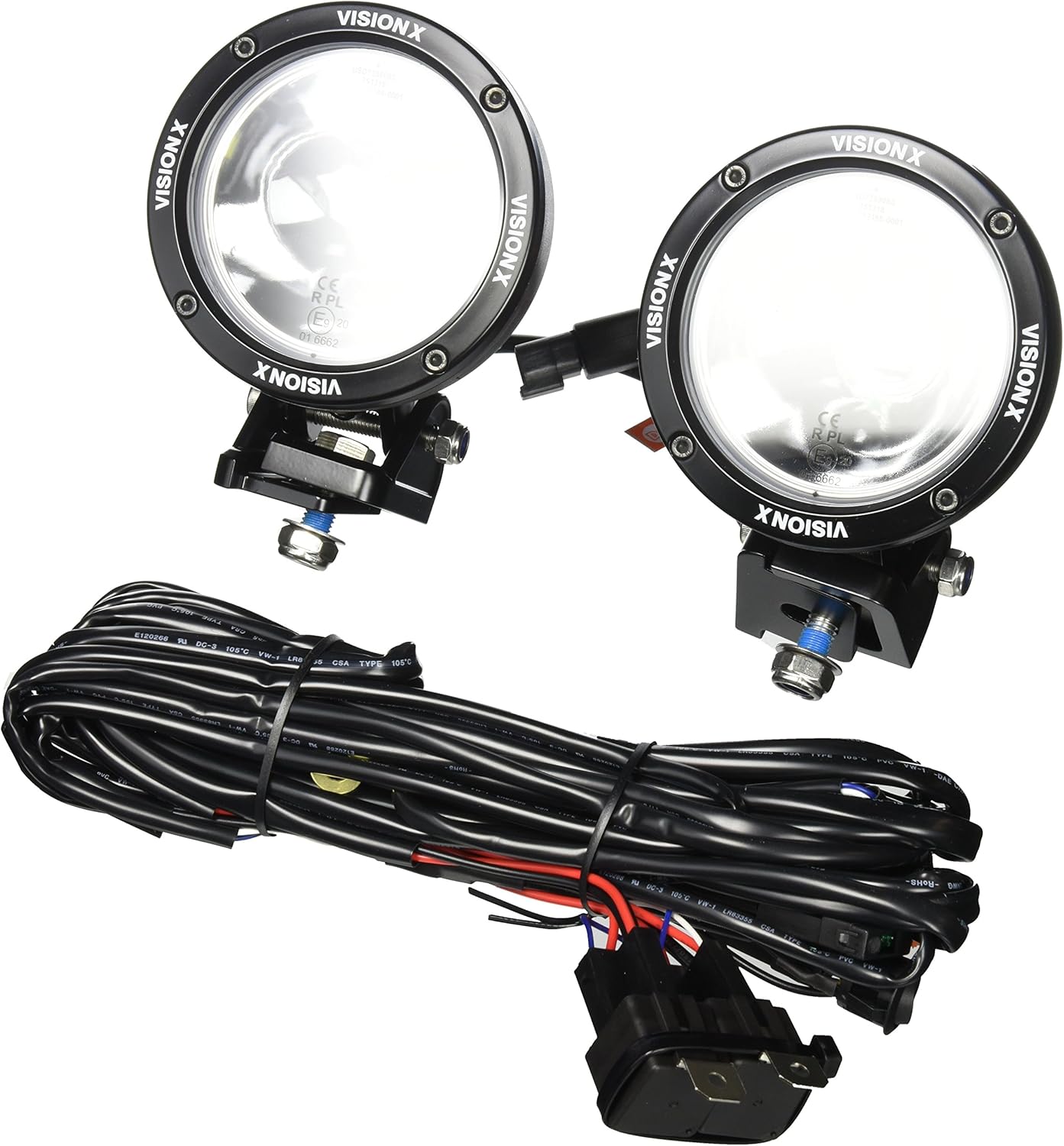 Vision X Lighting 9151069 Cannon Black 4.5-Inch 25W Narrow LED Light Kit