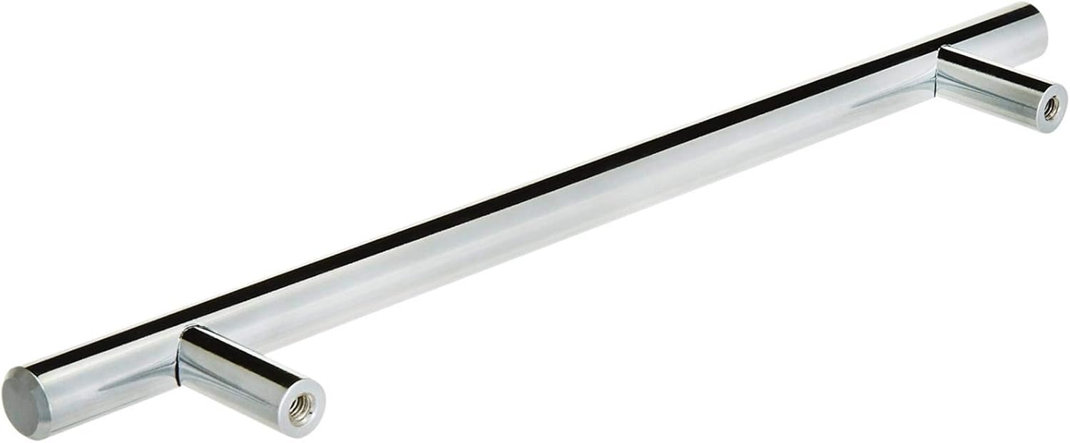 Amerock Bar Pulls Cabinet Pull | 7 in (178 mm) Center-to-Center | Polished Chrome | 10 Pack Pack of 2