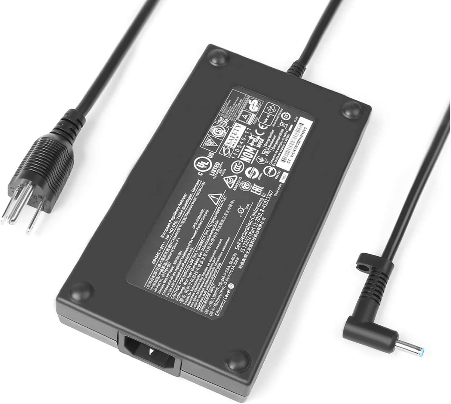 Flgan 200W 19.5V 10.3A Charger Power Adapter for HP OMEN 15 15t 17 17t ZBook 15 17 G3 G4 G5, ZBook Studio G3 G4 G5 Pavilion Gaming 15-cx TPN-CA03 L00818-850 835888-001 TPN-DA10 Pack of 2