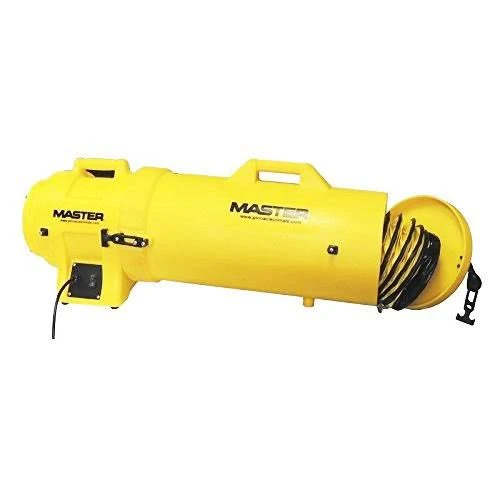 Master MB-P1210-DC25 Confined Space Fan,Yellow,13x22 H