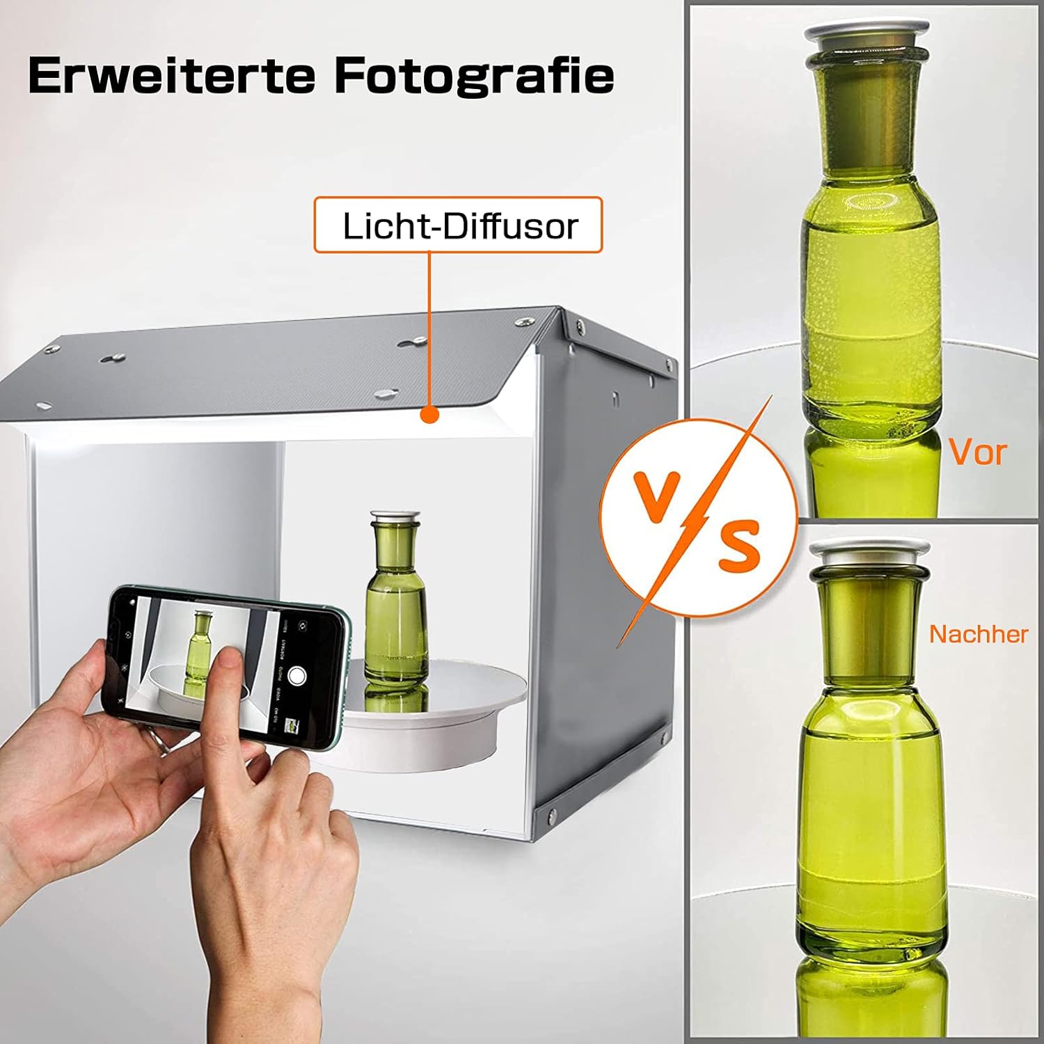 Portable Photo Studio Light Box, 16