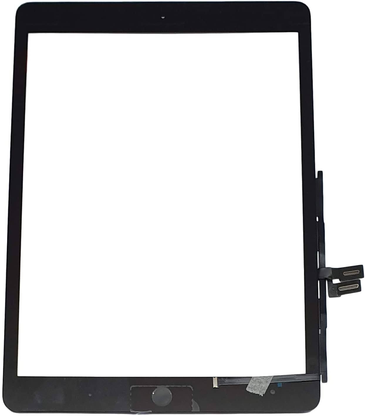 Smartex Touch Screen Glass Digitizer Black Compatible with iPad 2 - Key Home, Sticker and Removal Toolkit Included